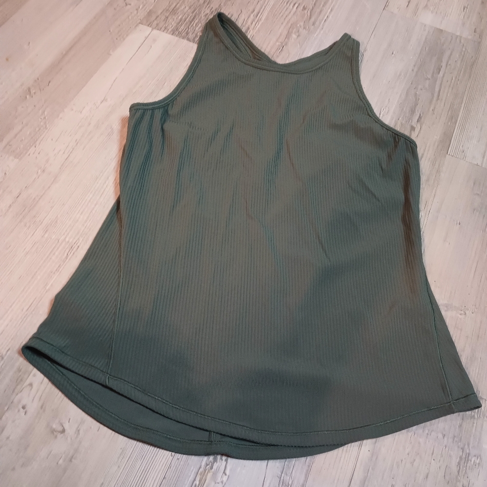 Lululemon Athletica Green Tank Top